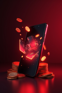 Smartphone mit NV Casino App